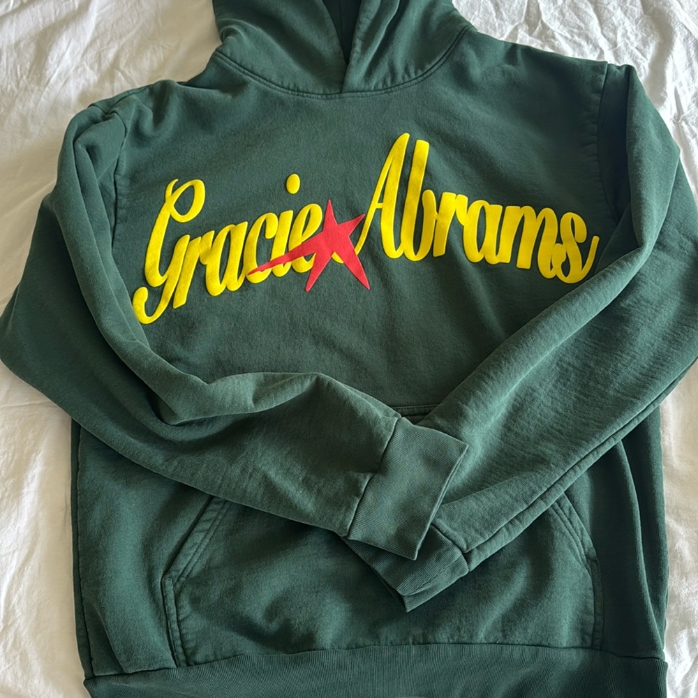 Gracie Abrams Green star hoodie